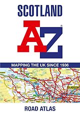 Couverture cartonnée Scotland A-Z Road Atlas de A-Z Maps