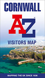 (Land)Karte Cornwall A-Z Visitors Map von A-Z maps