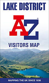 (Land)Karte Lake District A-Z Visitors Map von A-Z maps