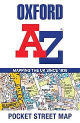Carte (de géographie) pliée Oxford A-Z Pocket Street Map de A-Z Maps
