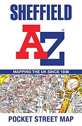 gefaltete (Land)Karte Sheffield A-Z Pocket Street Map von A-Z Maps