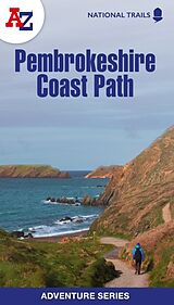 Couverture cartonnée Pembrokeshire Coast Path de A-Z Maps