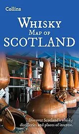 gefaltete (Land)Karte Whisky Map of Scotland 810000 von Collins Maps