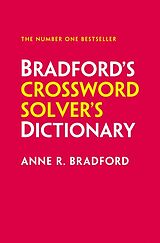 Couverture cartonnée Bradfords Crossword Solvers Dictionary de Bradford Anne R., Collins Puzzles