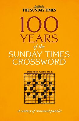 Couverture cartonnée 100 Years of The Sunday Times Crossword de Peter Biddlecombe