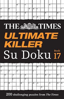 Couverture cartonnée The Times Ultimate Killer Su Doku Book 17 de The Times Mind Games