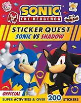 Couverture cartonnée Sonic the Hedgehog Sticker Quest: Sonic vs Shadow de Sonic The Hedgehog