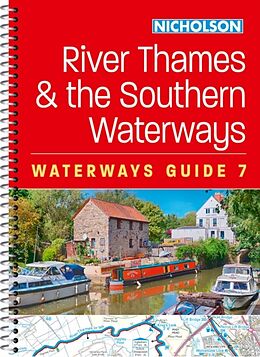 Reliure en spirale River Thames and the Southern Waterways (7) de Nicholson Waterways Guides