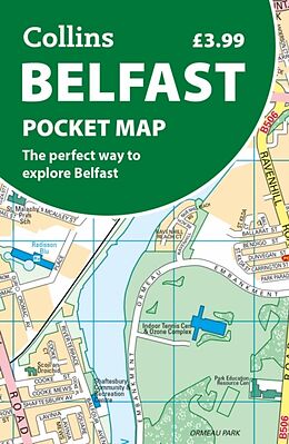 Carte (de géographie) pliée Belfast Pocket Map de Collins Maps