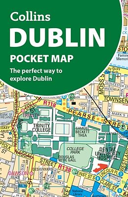 Carte (de géographie) pliée Dublin Pocket Map de Collins Maps