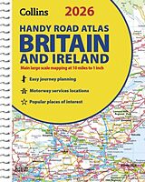 Reliure en spirale 2026 Collins Handy Road Atlas Britain and Ireland de Collins Maps