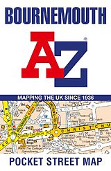 gefaltete (Land)Karte Bournemouth A-Z Pocket Street Map von A-Z Maps
