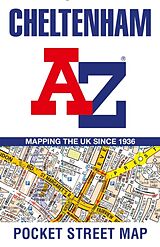 Carte (de géographie) pliée Cheltenham A-Z Pocket Street Map de A-Z Maps