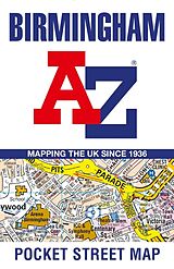 Carte (de géographie) pliée Birmingham A-Z Pocket Street Map de A-Z Maps