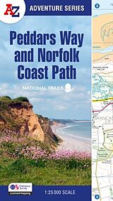 Couverture cartonnée Peddars Way and Norfolk Coast Path de A-Z Maps