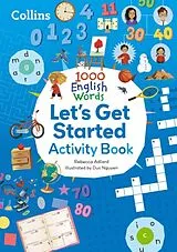 Kartonierter Einband Collins 1000 English Words Activity Book: Lets get started von 