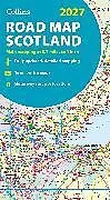 gefaltete (Land)Karte Collins Road Map of Scotland 2027 (Folded map) 550000 von Collins Maps