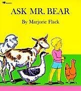Couverture cartonnée Ask Mr. Bear de Marjorie Flack