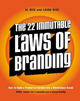 Couverture cartonnée The 22 Immutable Laws of Branding de Al Ries, Laura Ries