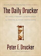 Livre Relié The Daily Drucker de Peter F.; Maciariello, Joseph A. Drucker