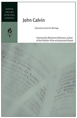 Couverture cartonnée John Calvin de Harpercollins Spiritual Classics