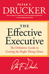 Couverture cartonnée The Effective Executive de Peter F. Drucker