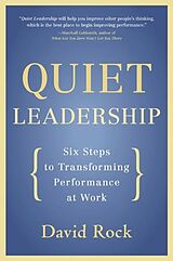 Couverture cartonnée Quiet Leadership de David Rock