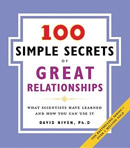 Kartonierter Einband 100 Simple Secrets of Great Relationships von David Niven