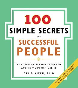 Taschenbuch 100 Simple Secrets of Successful People von David Niven