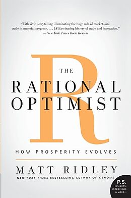 Poche format B The Rational Optimist de Matt Ridley