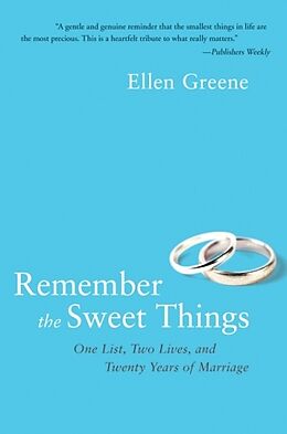 Couverture cartonnée Remember the Sweet Things de Ellen Greene