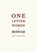 E-Book (epub) One-Letter Words, a Dictionary von Craig Conley
