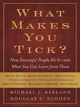 E-Book (epub) What Makes You Tick? von Michael J. Berland, Douglas E. Schoen