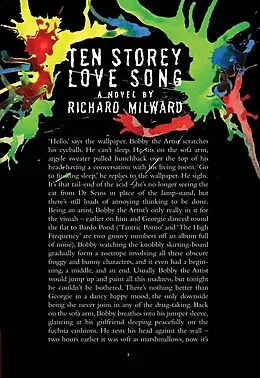 E-Book (epub) Ten Storey Love Song von Richard Milward