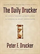 Kartonierter Einband The Daily Drucker von Peter F. Drucker