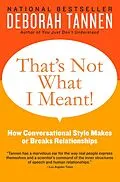 E-Book (epub) That's Not What I Meant! von Deborah Tannen