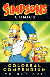 Couverture cartonnée Simpsons Comics Colossal Compendium Volume 1 de Matt Groening