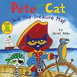 Couverture cartonnée Pete the Cat and the Treasure Map de James Dean, Kimberly Dean