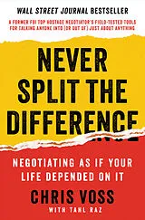 Fester Einband Never Split the Difference von Chris Voss, Tahl Raz