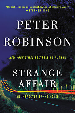 Couverture cartonnée Strange Affair de Peter Robinson