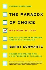 Kartonierter Einband The Paradox of Choice von Barry Schwartz