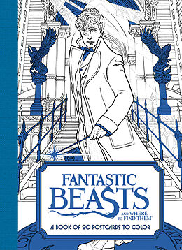 Couverture cartonnée Fantastic Beasts and Where to Find Them: A Book of 20 Postcards to Color de HarperCollins Publishers