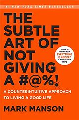 Livre Relié The Subtle Art of Not Giving a #@%! de Mark Manson