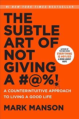 Livre Relié The Subtle Art of Not Giving a #@%! de Mark Manson