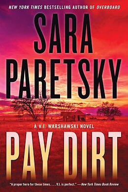 Couverture cartonnée Pay Dirt de Sara Paretsky