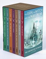 Couverture cartonnée The Chronicles of Narnia Rack Paperback 7-Book Box Set de C. S. Lewis