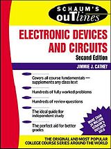 Couverture cartonnée Schaum's Outline of Electronic Devices and Circuits, Second Edition de Jimmie Cathey