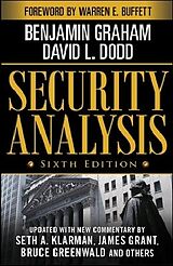 Kartonierter Einband Security Analysis von Benjamin Graham, David L. Dodd