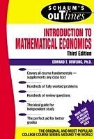 E-Book (pdf) Schaum's Outline of Introduction to Mathematical Economics, 3rd Edition von Edward T. Dowling