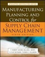 eBook (pdf) Manufacturing Planning and Control for Supply Chain Management de F. Robert Jacobs